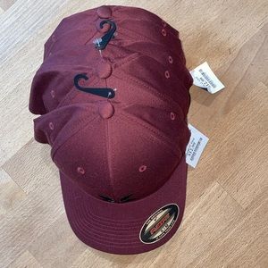 5 NEW HURLEY FLEXFIT Baseball Caps - Small/Medium